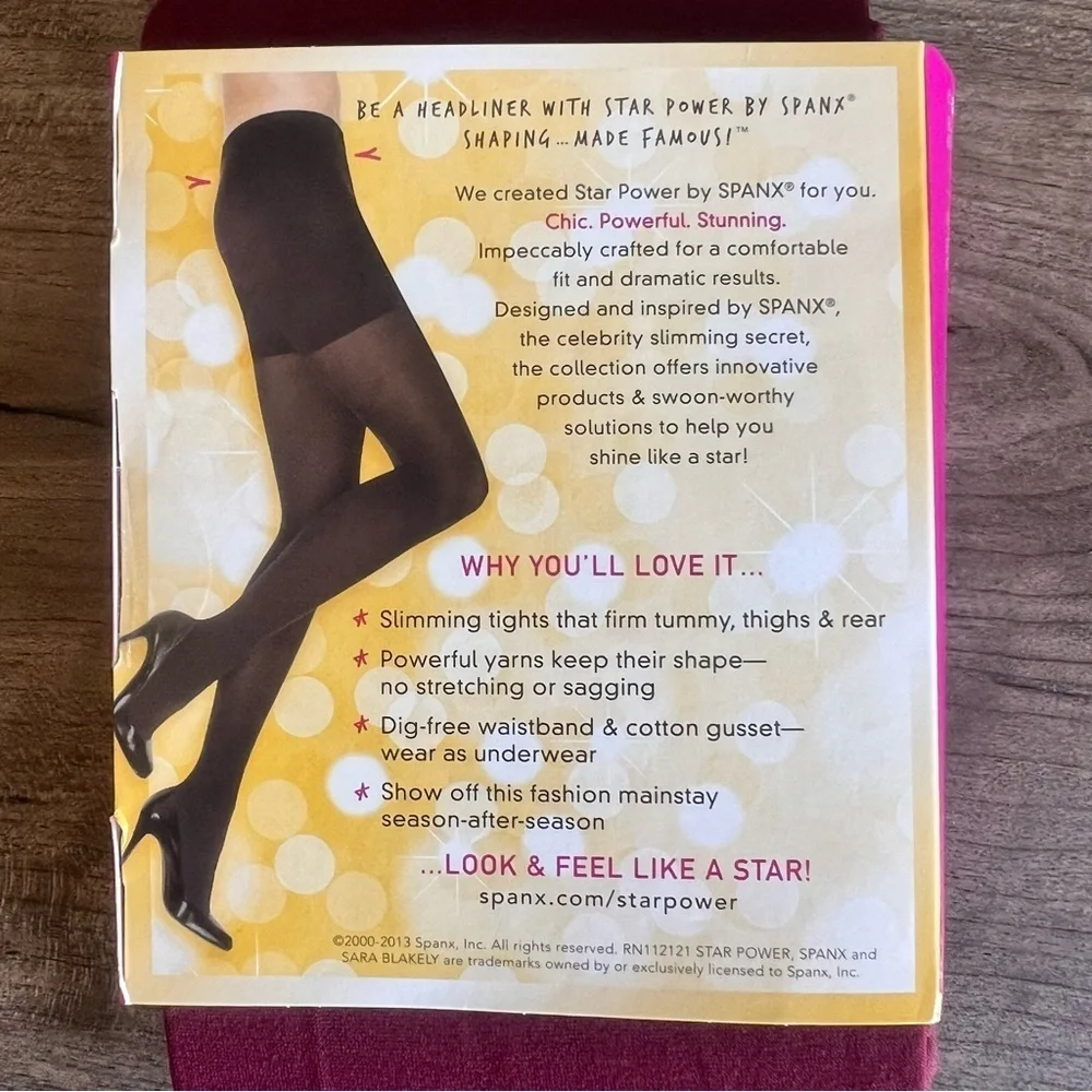 Star Power by SPANX Center Stage Shaping Tights Size A #H243015